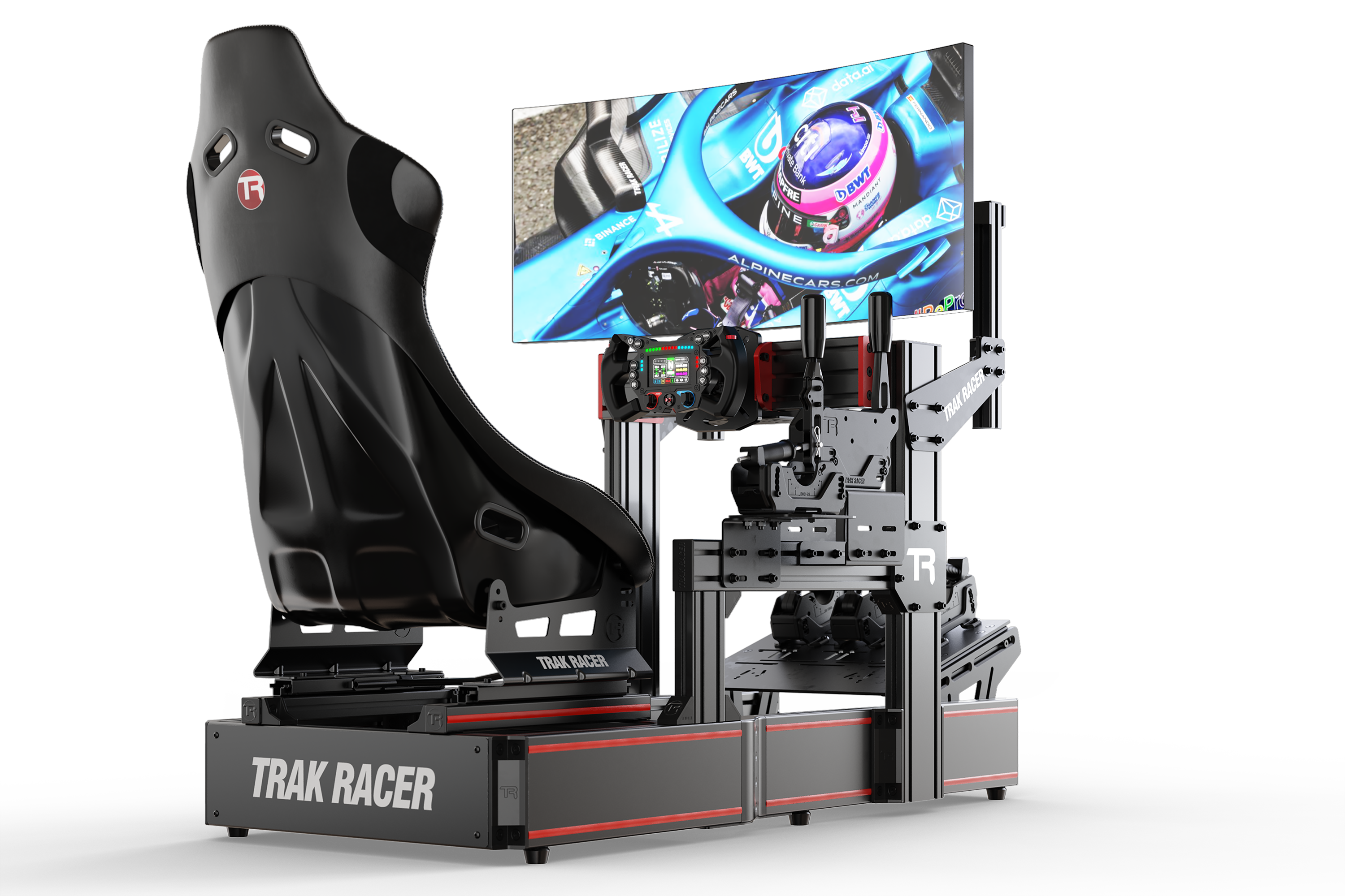 Entry-Level Cockpit-Mounted Single Monitor Stand – Apex Sim Racing