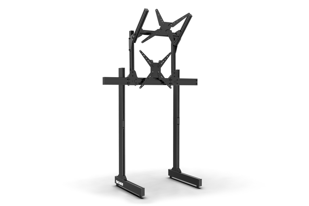 Large Freestanding Dual Monitor Stand - 1200mm / 47.25" Wide