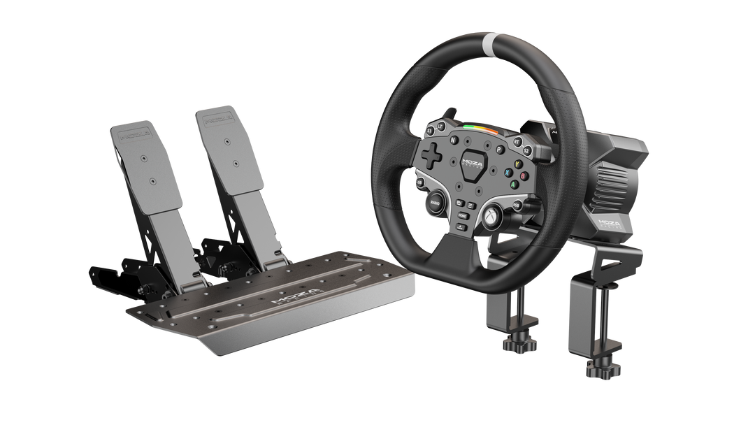 sim racing wheel and pedals Moza Racing RS053 R3 Racing Wheel and Pedals