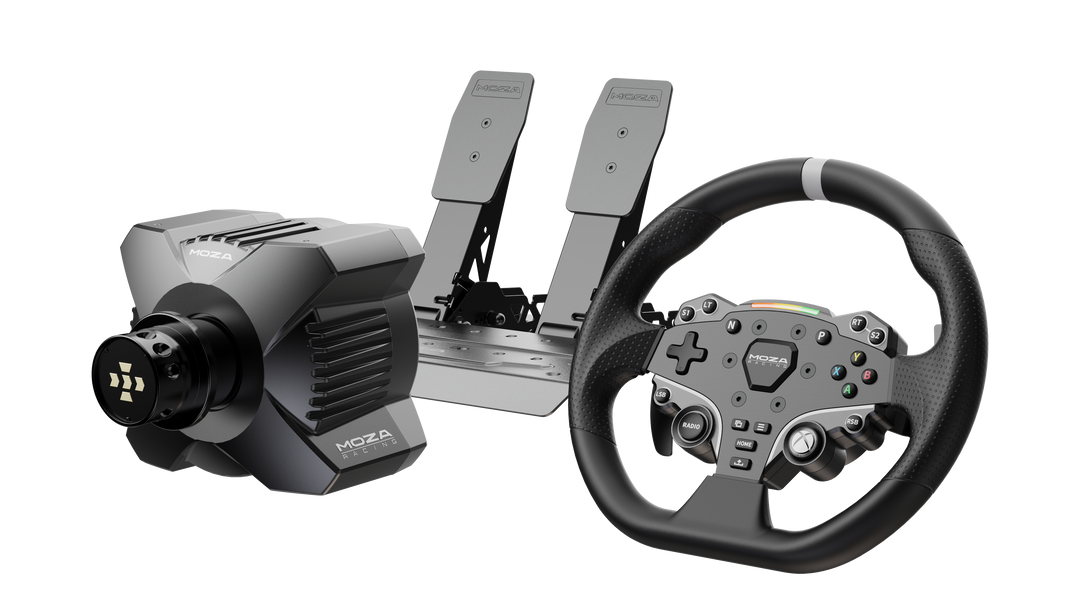 xbox pedals Moza Racing RS053 R3 Racing Wheel and Pedals