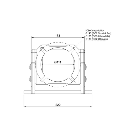 Simucube Wheelbase Mount v2