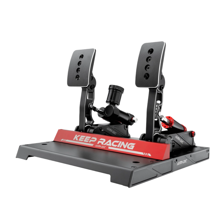 Sim Racing Inverted Pedals Simagic P1000 Sim Racing Pedals | P1000i Inverted (3 Pedal) | USA Stock ...