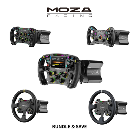 Moza Racing Wheelbase & Steering Wheel Bundle
