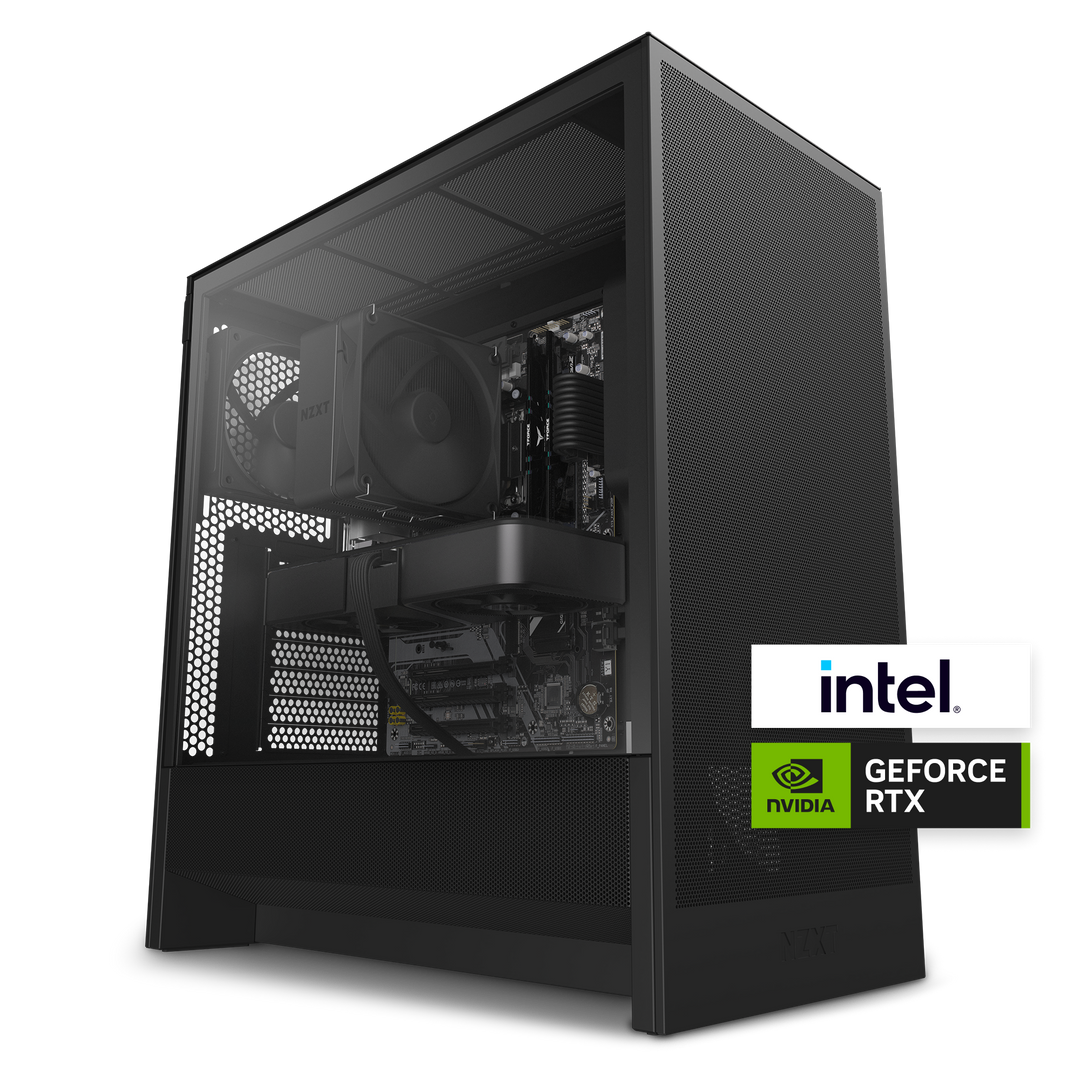 NZXT Player 1 Gaming PC right facing