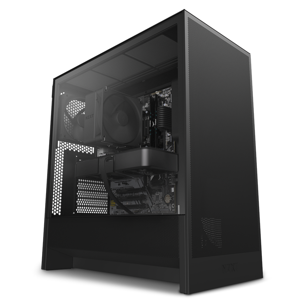 NZXT Player 1 Gaming PC right facing with no text