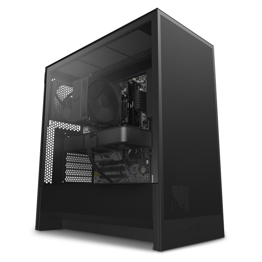 NZXT Player 1 Gaming PC right facing with no text