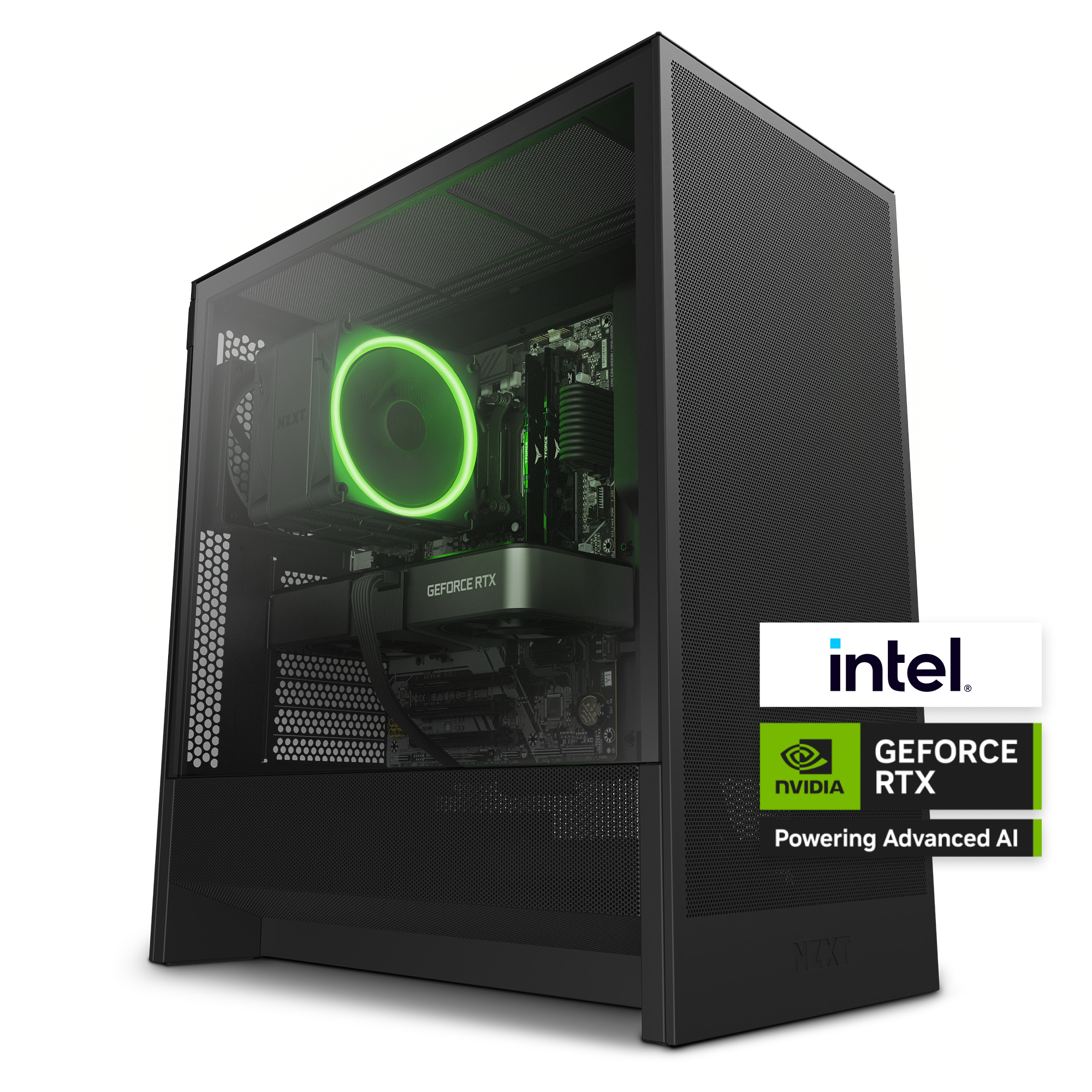 Right facing PC tower