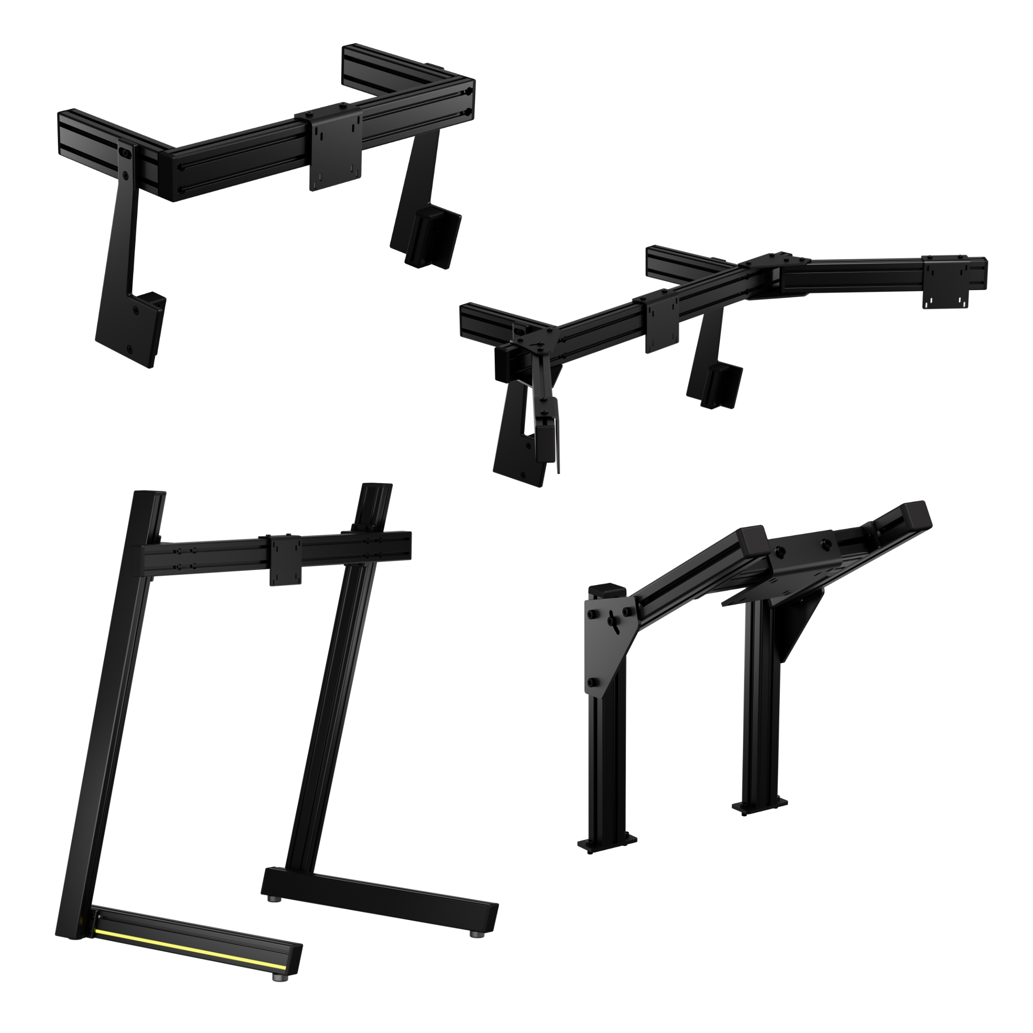 Sabelt sim monitors, black