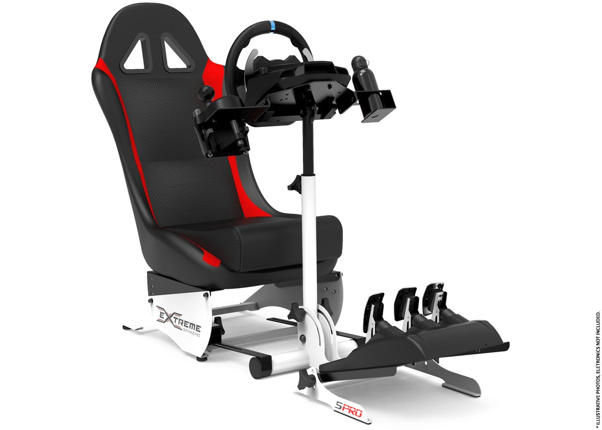 WHEEL STAND WHITE EDITION SPRO – Apex Sim Racing