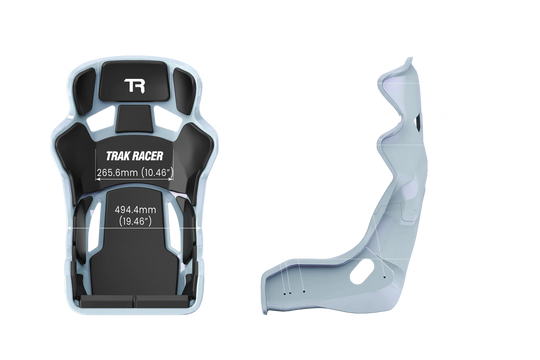 Pearl Blue GT Style TR Series Fiberglass Seat