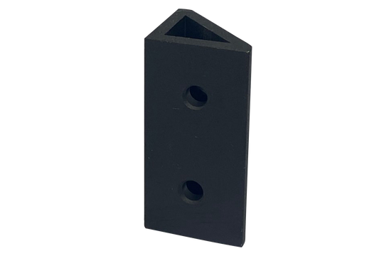 Black Corner Bracket - 80 x 40mm - Set of 2