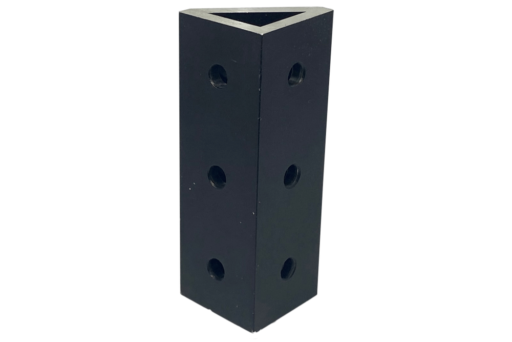 Corner Bracket - 120 x 40mm - Black - Set of 2