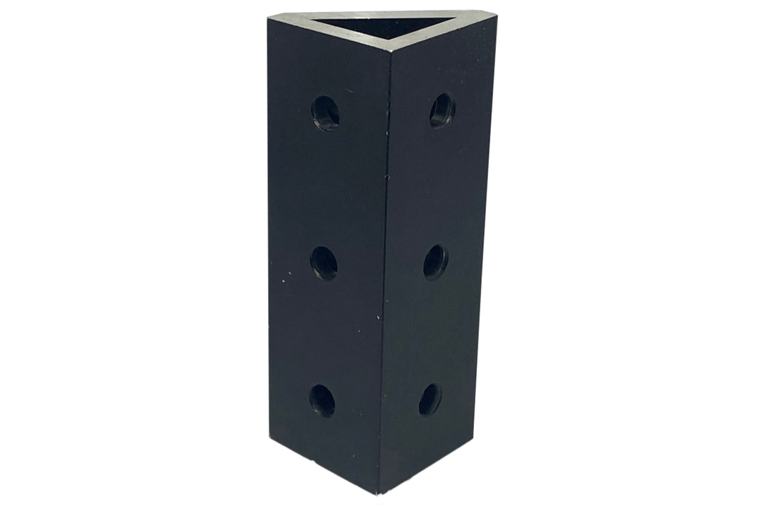 Corner Bracket - 120 x 40mm - Black - Set of 2