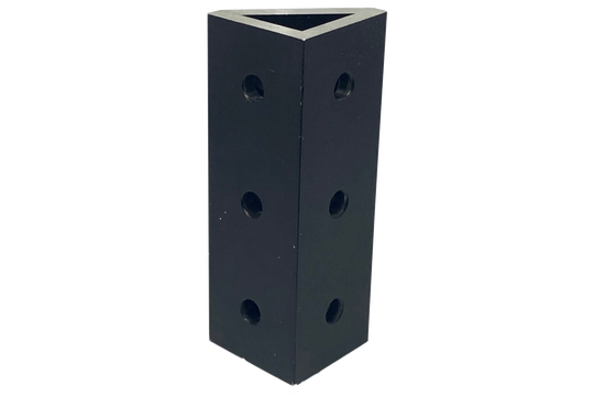 Corner Bracket - 120 x 40mm - Black - Set of 2