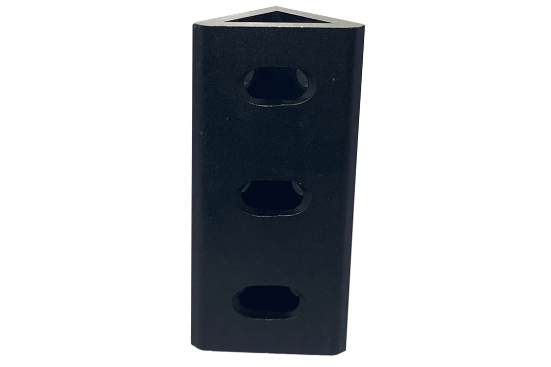 Corner Bracket - 120 x 40mm - Black - Set of 2