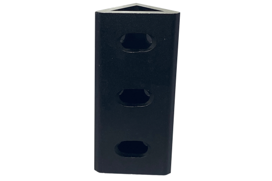 Corner Bracket - 120 x 40mm - Black - Set of 2