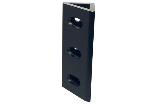 Corner Bracket - 120 x 40mm - Black - Set of 2