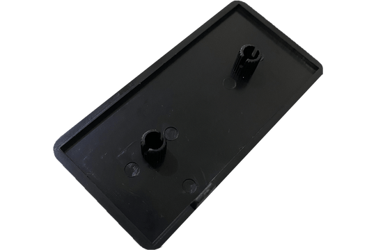 ABS END CAP 80 X 40MM - Pack of 2