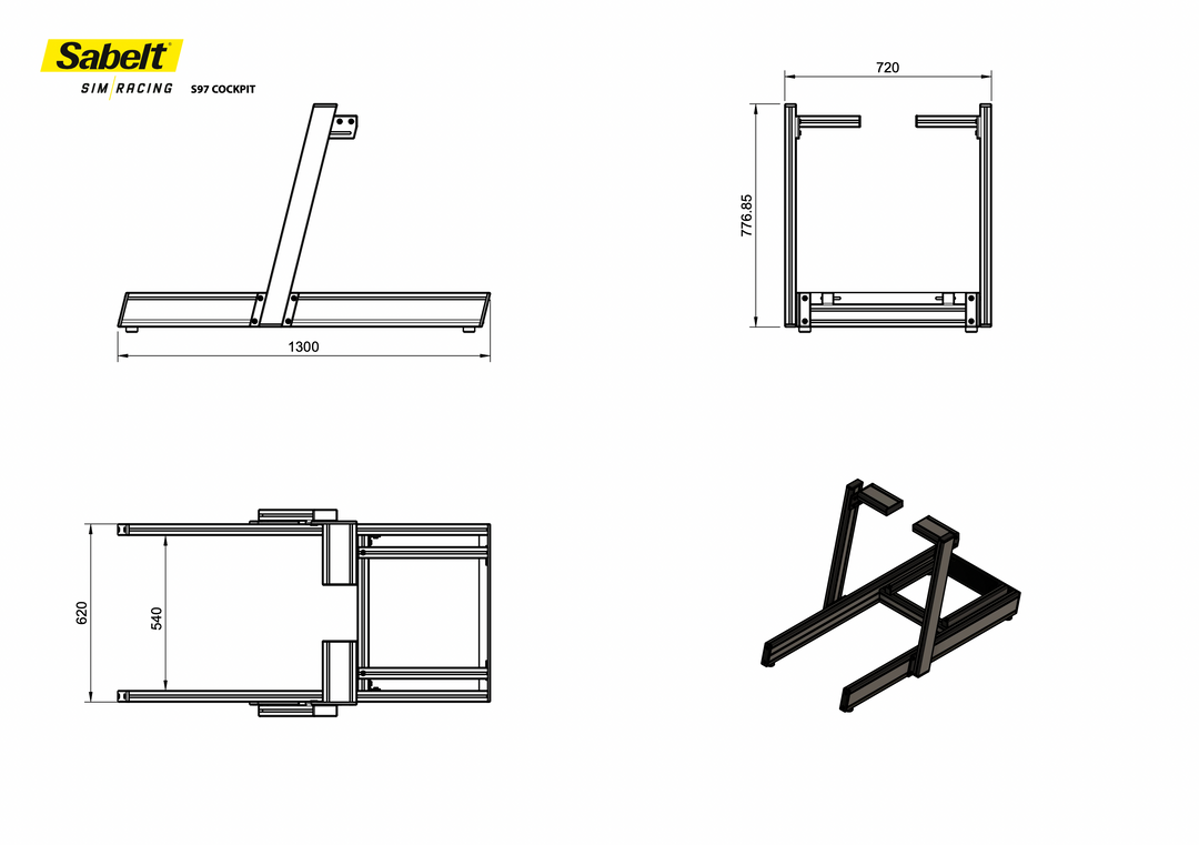 S97 Sim Racing Rig by Sabelt – Apex Sim Racing