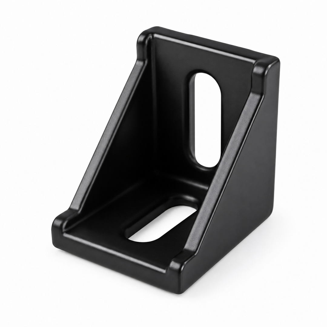 4040 Aluminum Extrusion Corner Bracket Kit — 90° Connectors with Spring T-Nuts, Bolts & Washers