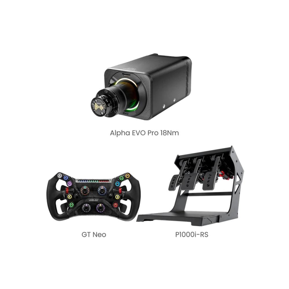 Simagic EVO Pro 18Nm Base 3-Piece Bundle