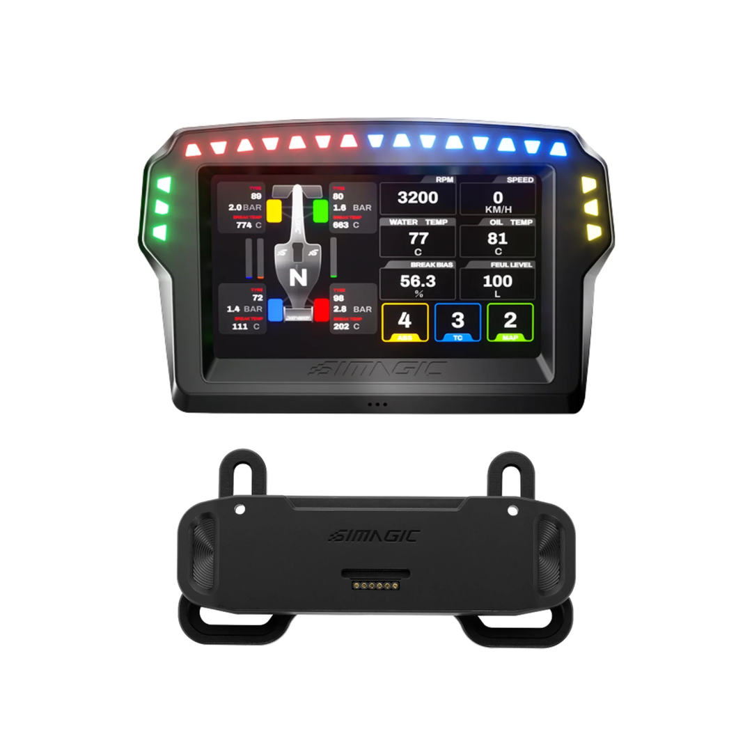 Simagic MagicDash 4 display supplied with the MagDock mount
