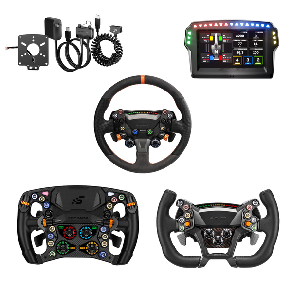 Simagic Zeus Wired Bundle (For Alpha & 3rd-Party Wheelbase) | Apex