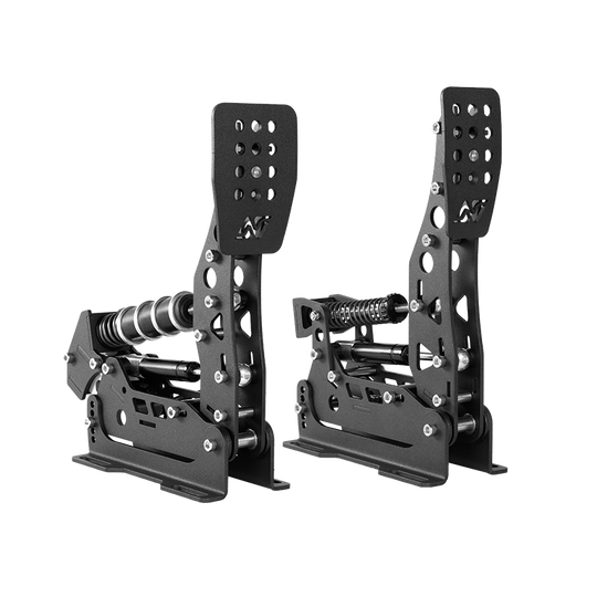 simnet 2 pedal set on transparent background throttle and clutc