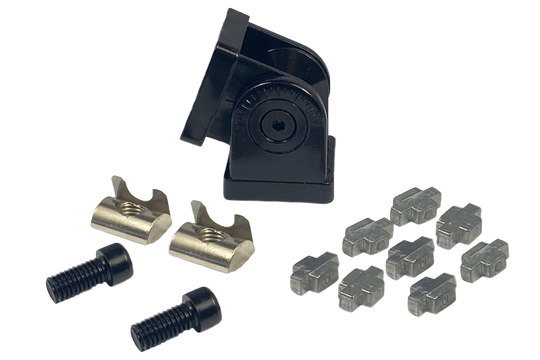 40x40 Swivel Joint for 8mm Aluminium Extruded Profiles