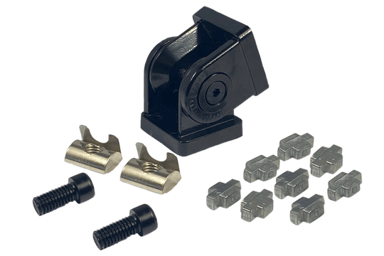 40x40 Swivel Joint for 8mm Aluminium Extruded Profiles