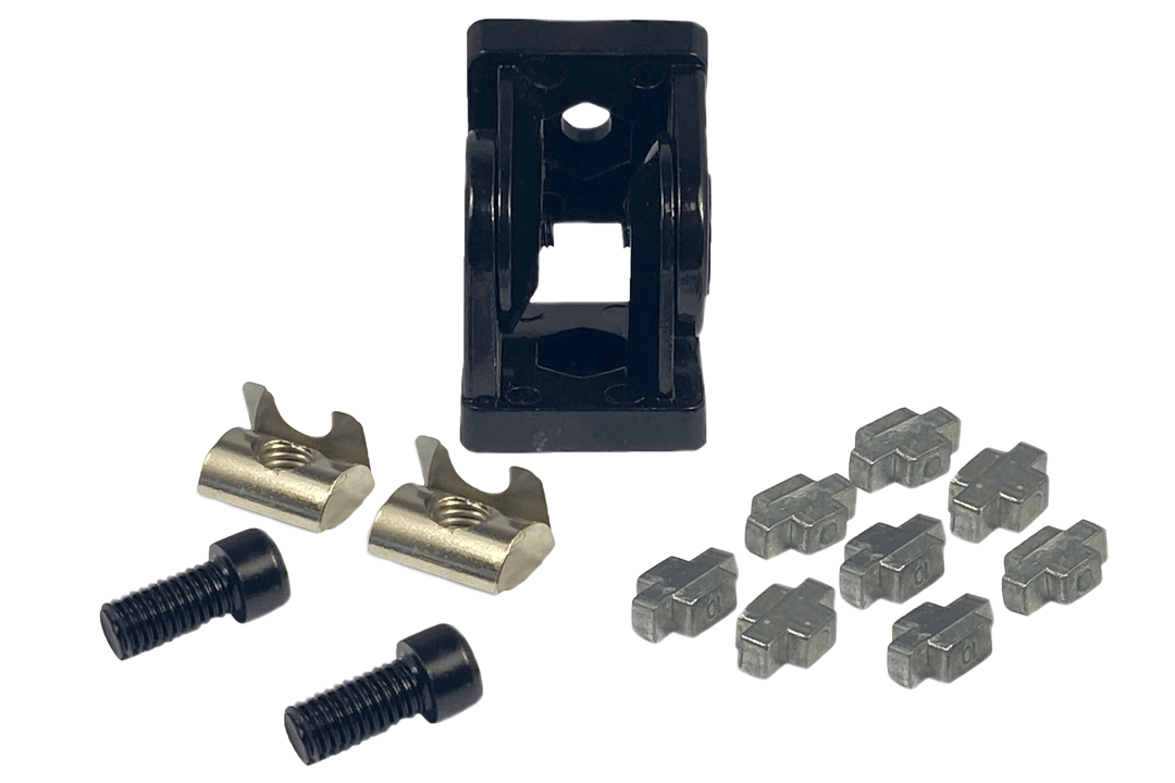 40x40 Swivel Joint for 8mm Aluminium Extruded Profiles