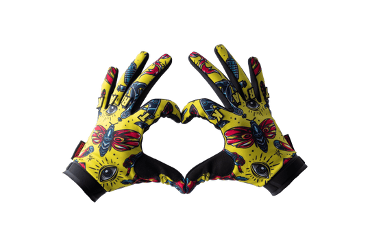 Trak Racer Multi-Use Sim Racing Gloves - Yellow