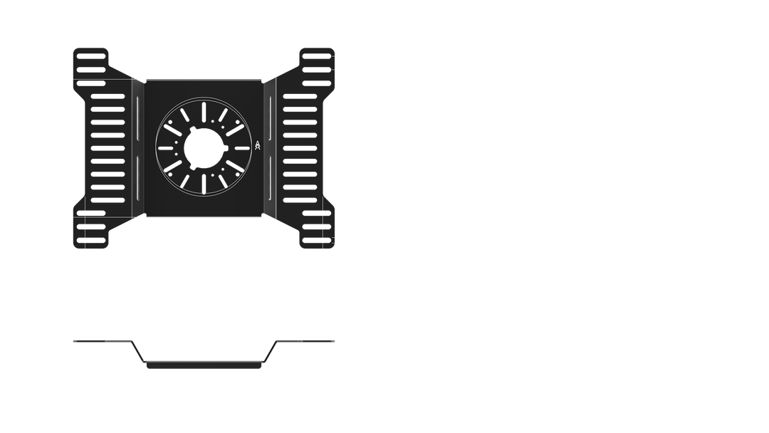Universal Bass Shaker/Tactile Transducer Sim Rig Mount