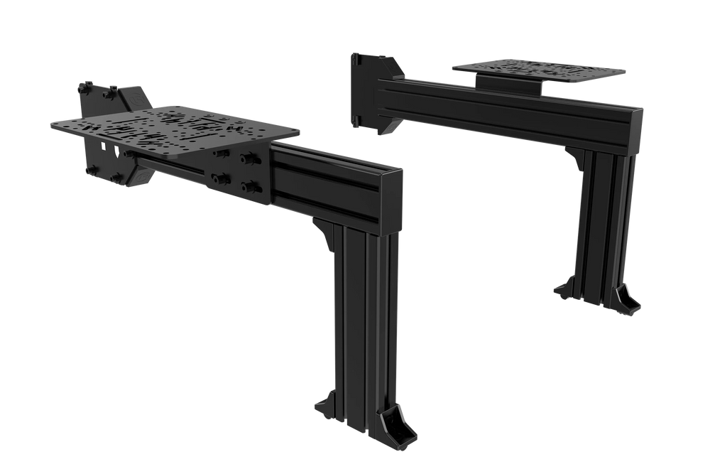 Flight Sim Control Mounts with 2 Side Supports for all Aluminum Cockpits