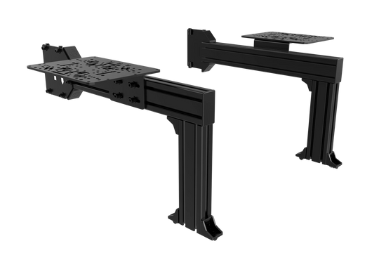 Flight Sim Control Mounts with 2 Side Supports for all Aluminum Cockpits