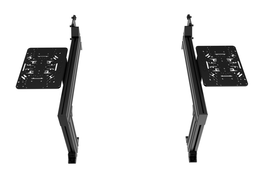 Flight Sim Control Mounts with 2 Side Supports for all Aluminum Cockpits