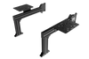 Flight Sim Control Mounts with 2 Side Supports for all Aluminum Cockpits