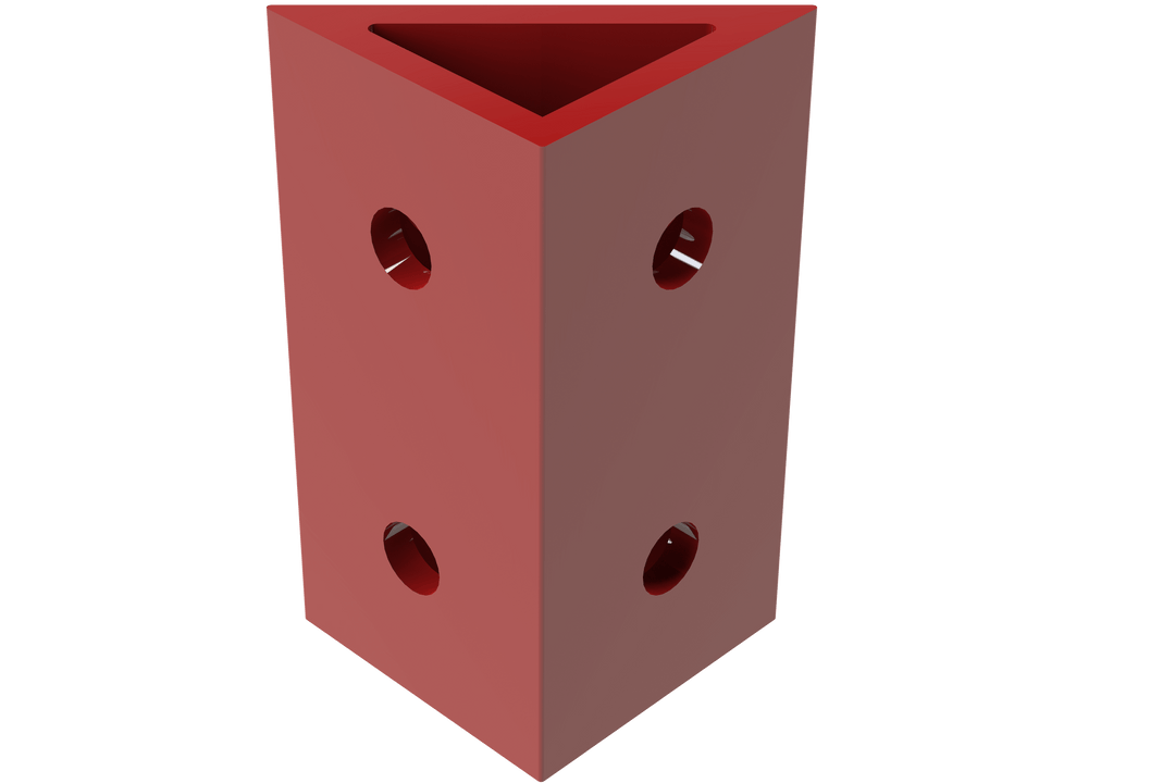 TR8020 Spare Corner Bracket - 80 x 40mm - Red