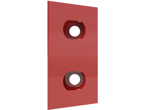 TR8020 Spare Corner Bracket - 80 x 40mm - Red