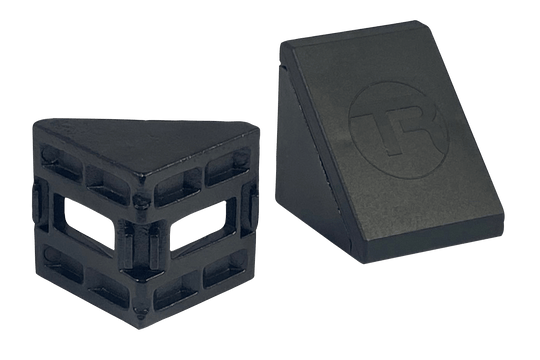 40mm 8mm Slot Aluminium Corner Bracket & Cap