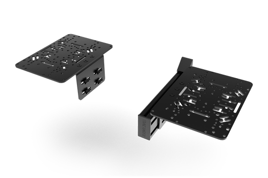 Flight Sim Control Mounts with 1 Side Support for all Aluminum Cockpits