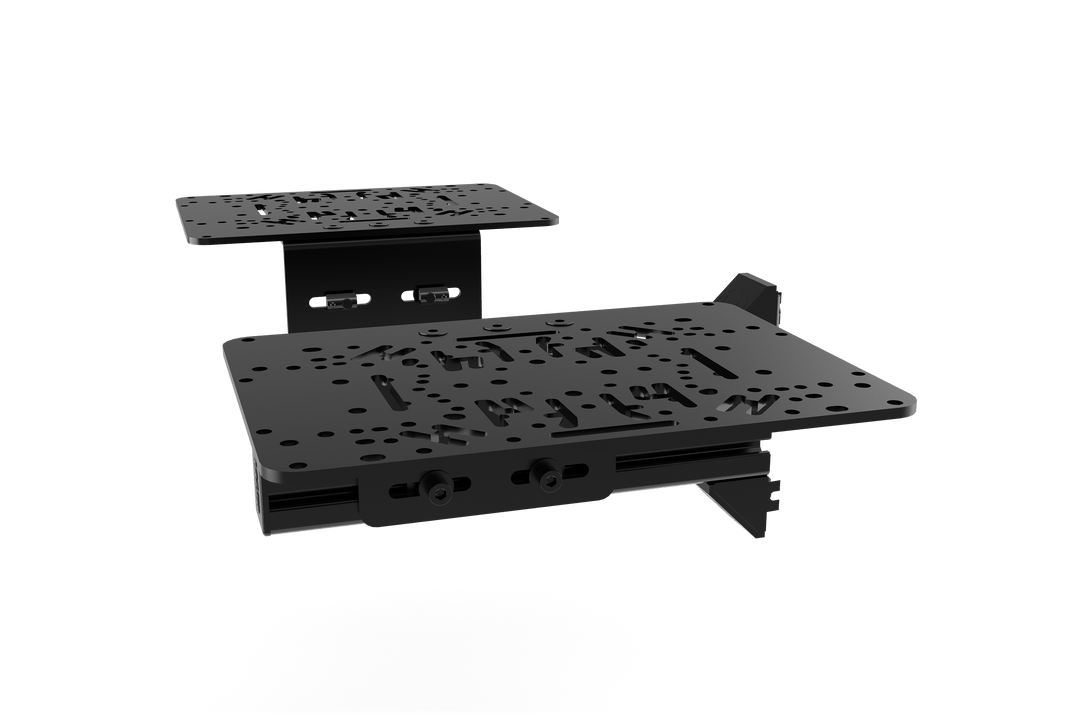 Flight Sim Control Mounts with 1 Side Support for all Aluminum Cockpits