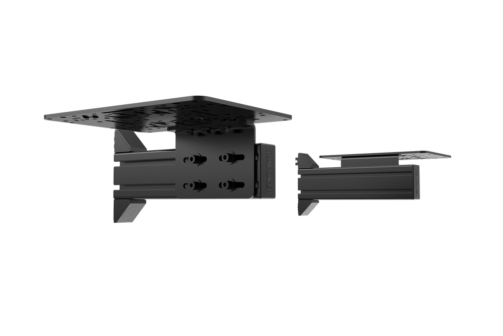 Flight Sim Control Mounts with 2 Side Supports for all Aluminum Cockpits