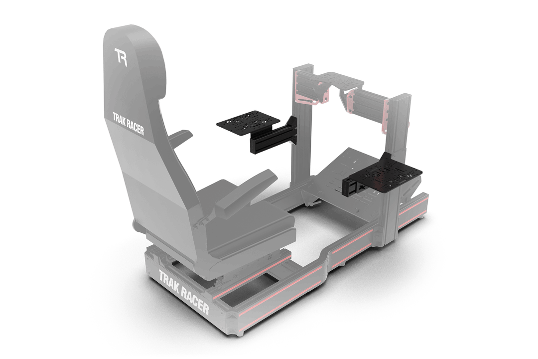 Flight Sim Control Mounts with 2 Side Supports for all Aluminum Cockpits