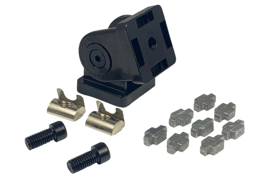 40x40 Swivel Joint for 8mm Aluminium Extruded Profiles