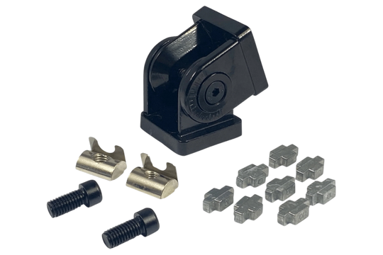 40x40 Swivel Joint for 8mm Aluminium Extruded Profiles