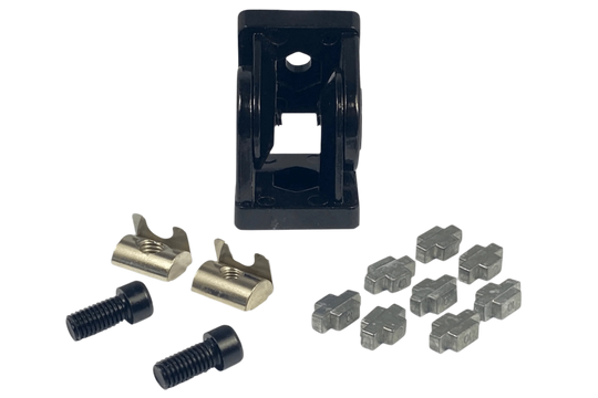 40x40 Swivel Joint for 8mm Aluminium Extruded Profiles