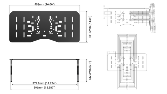 Universal Wheel Deck/Plate for Alpine Racing TRX