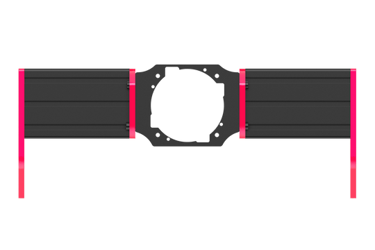 TR ONE V2 Base Kit with Universal Front Mount for Asetek Direct Drive Wheelbases