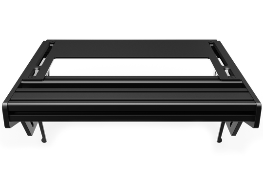 Universal TR-One Pedal Mounting System including Mounting Profile and Heel Rest